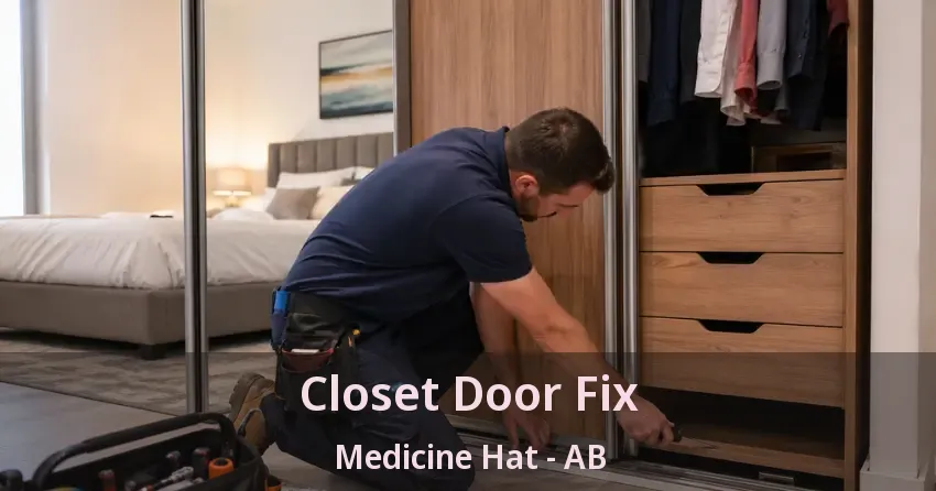 Closet Door Fix Medicine Hat - AB Closet Door Fix Medicine Hat - AB