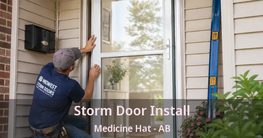 Storm Door Install Medicine Hat - AB